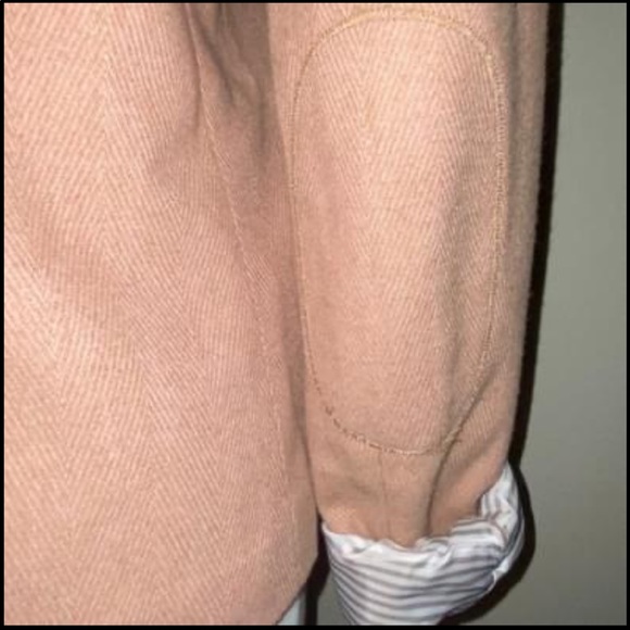 GAP Blush Blazer Jacket with elbow patches Size 2 - Picture 7 of 8